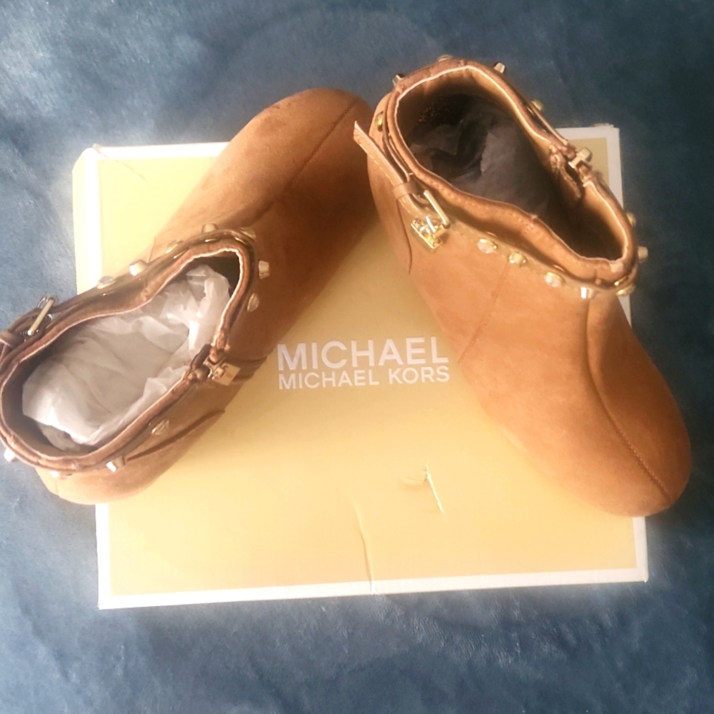 Michael Kors girls wedge ankle boots